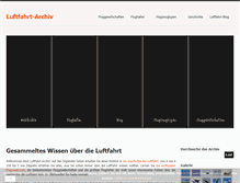 Tablet Screenshot of luftfahrt-archiv.de